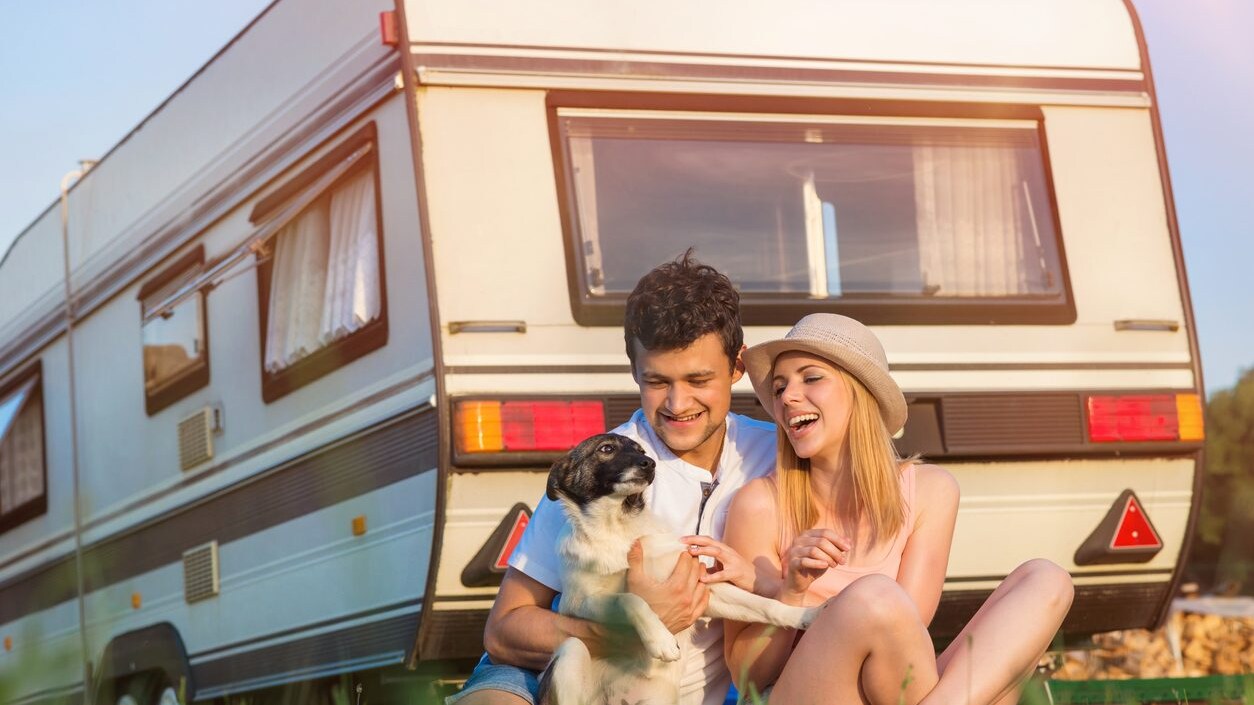viaggiare in camper con il cane